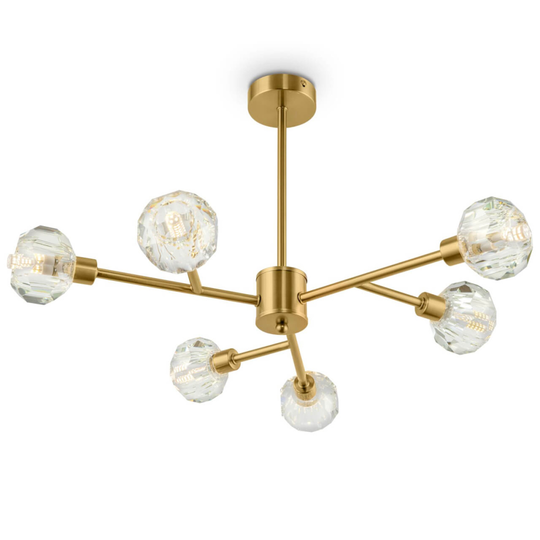 Люстра на штанге Grace FR5114PL-06BZ