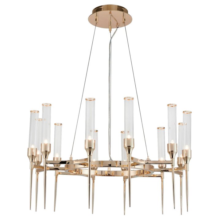 Подвесная люстра  Candle glass VL96323/12